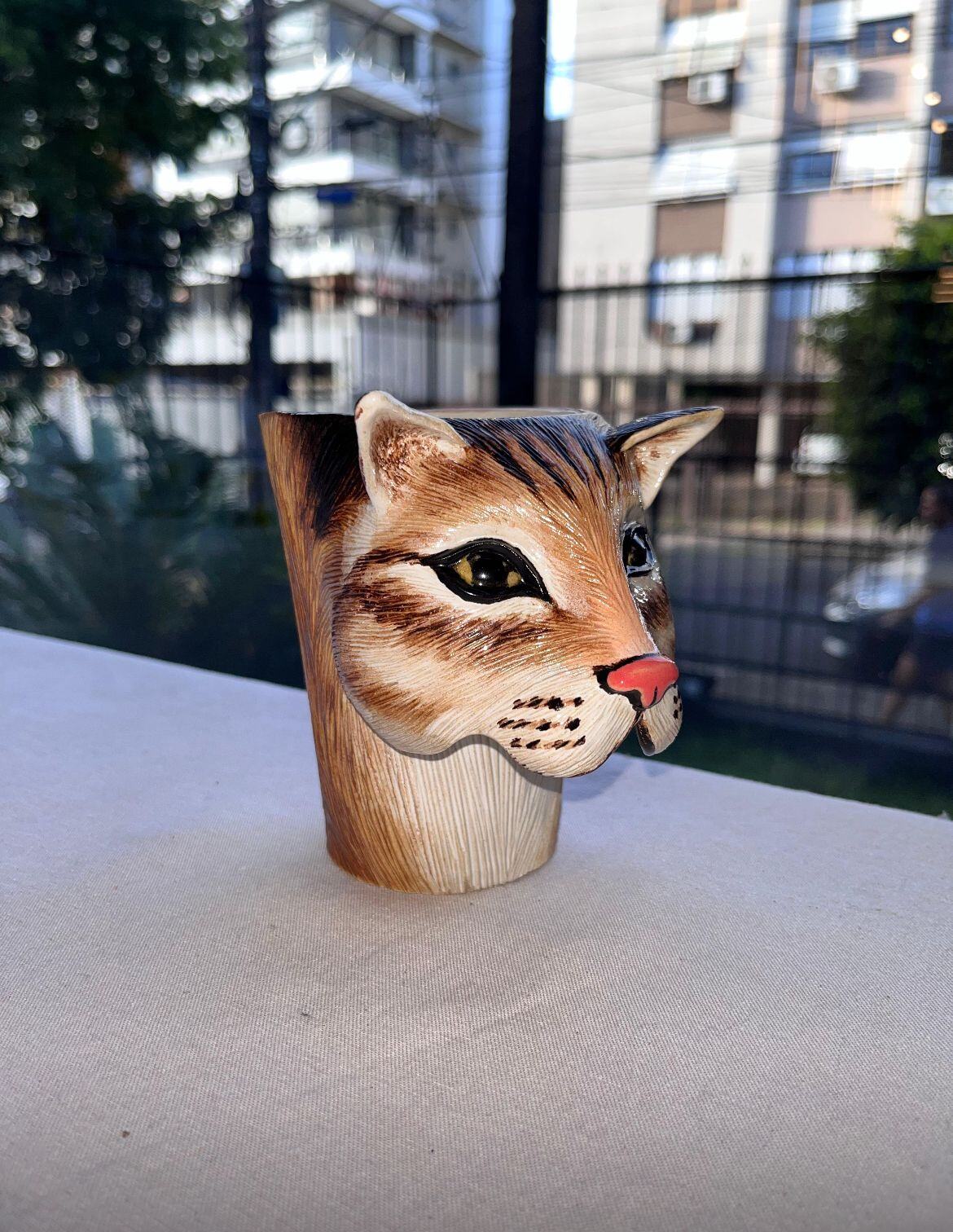 Porta Objetos Gato Mesclado
